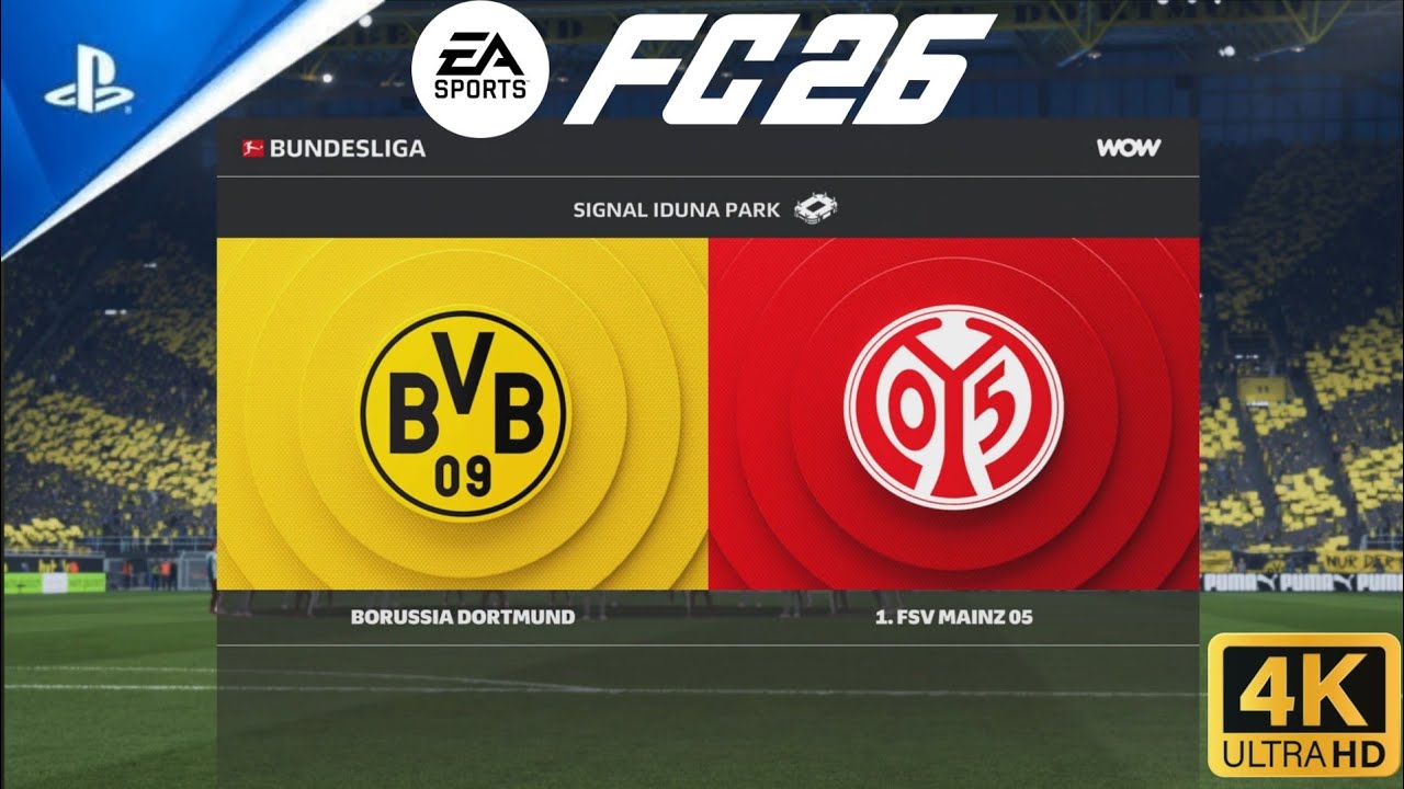 EA FC 26 - Borussia Dortmund vs 1. FSV Mainz 05 | Bundesliga
