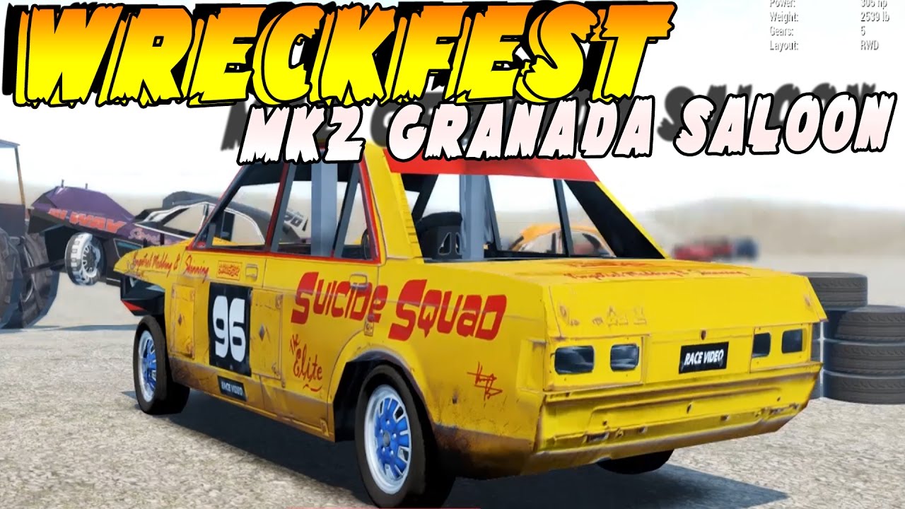 |Wreckfest| Suicide Squad Mk2 Granada saloon Review