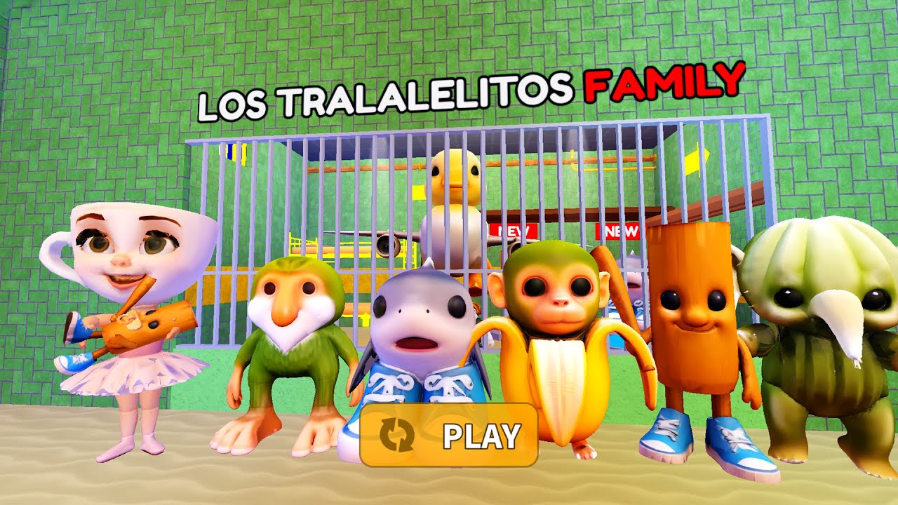 BALLERINA CAPPUCCINA FAMILY PRISON RUN! ( OBBY)