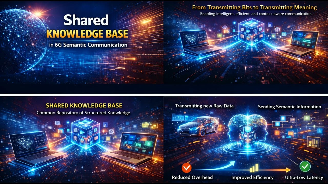 ✅Shared Knowledge Base in 6G Semantic Communication