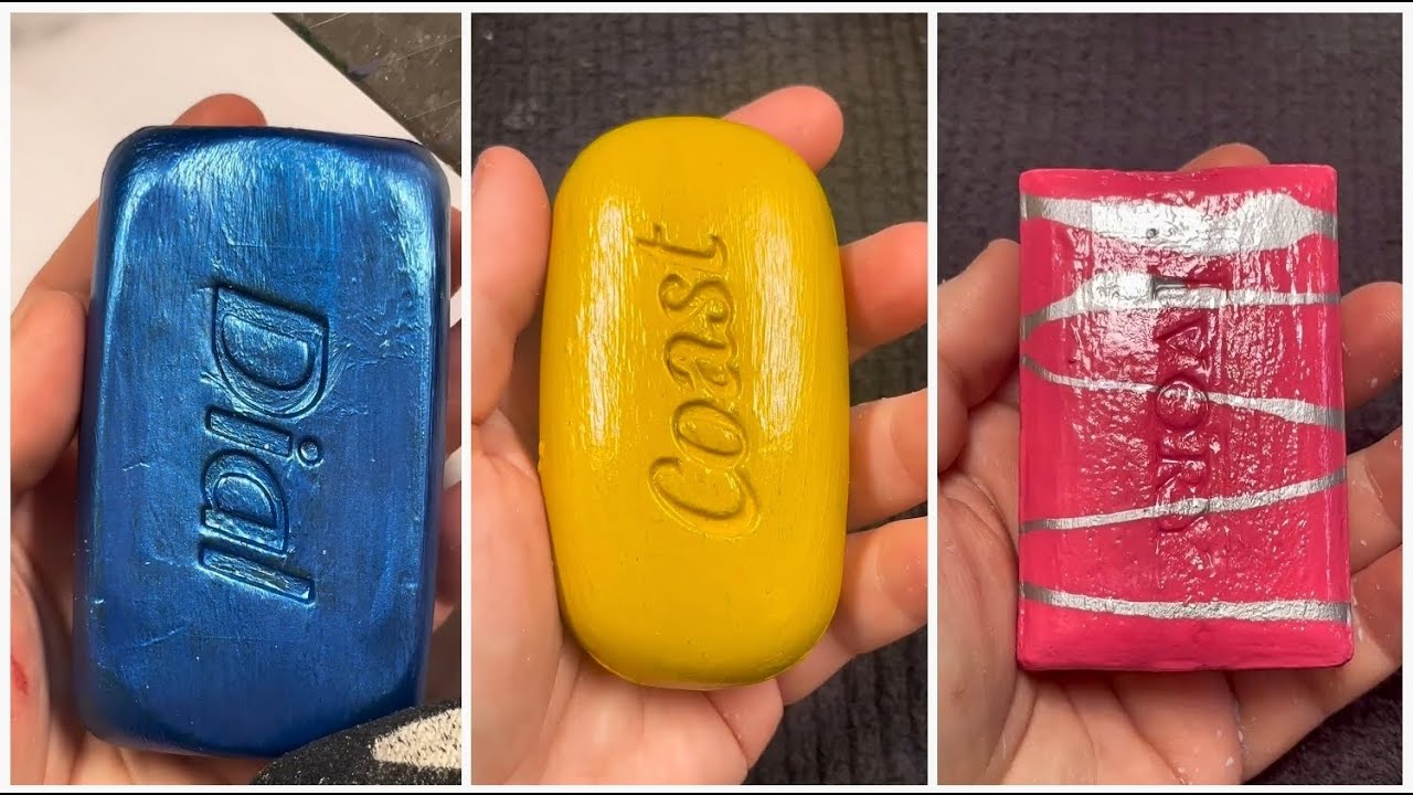 ✨ ASMR Soap Carving for Stress Relief ✨