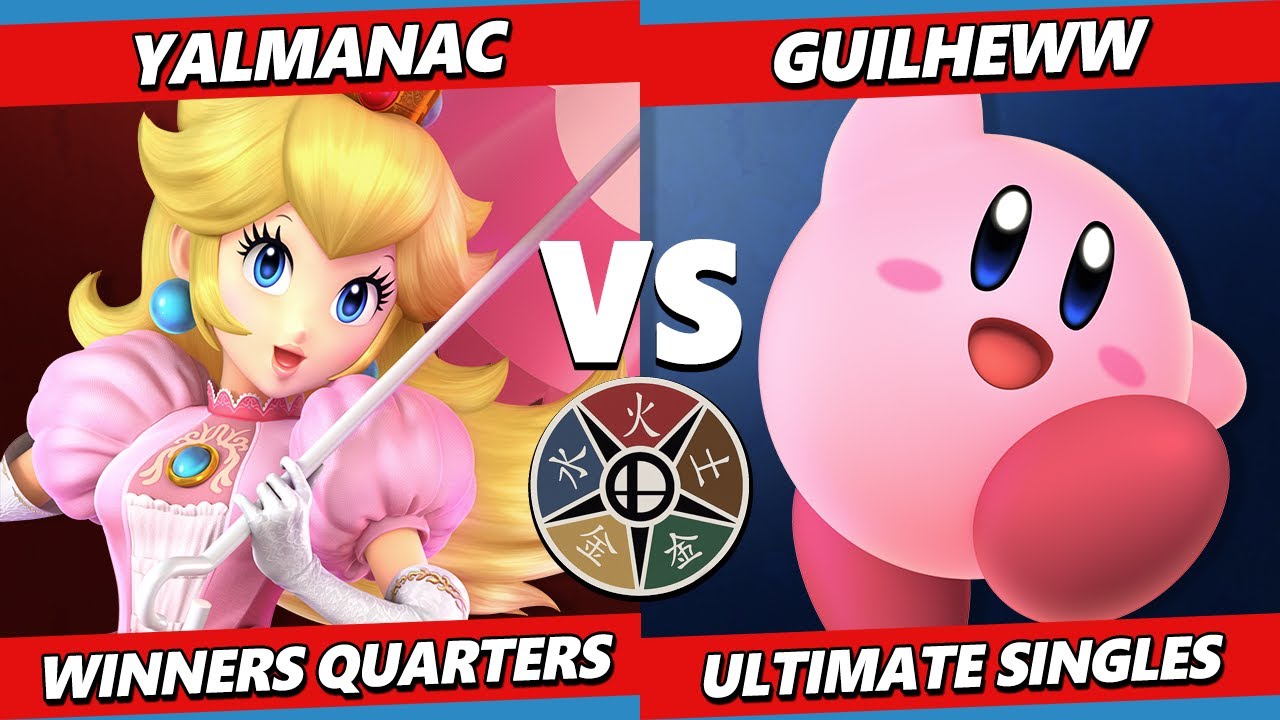 The Hokage Exams 2 - Yalmanac (Peach) Vs. Guilheww (Kirby) Smash Ultimate - SSBU