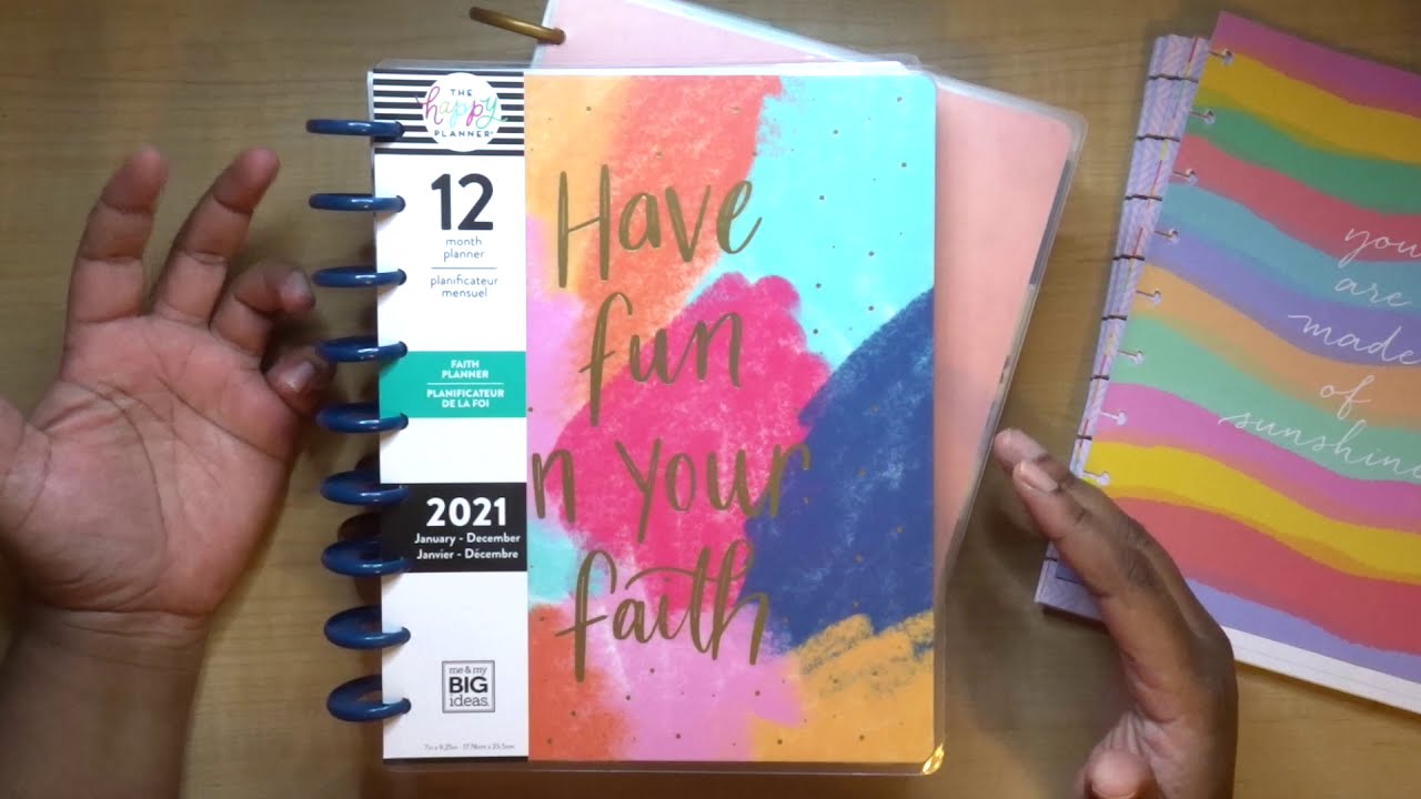 SETTING UP MY 2021 FAITH AND WELLNESS PLANNER