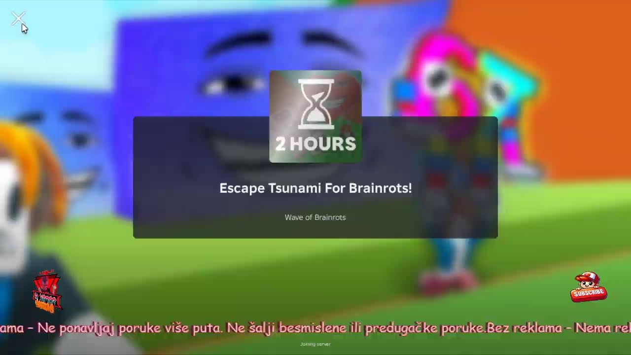Roblox escape tsunamie for a brainrot