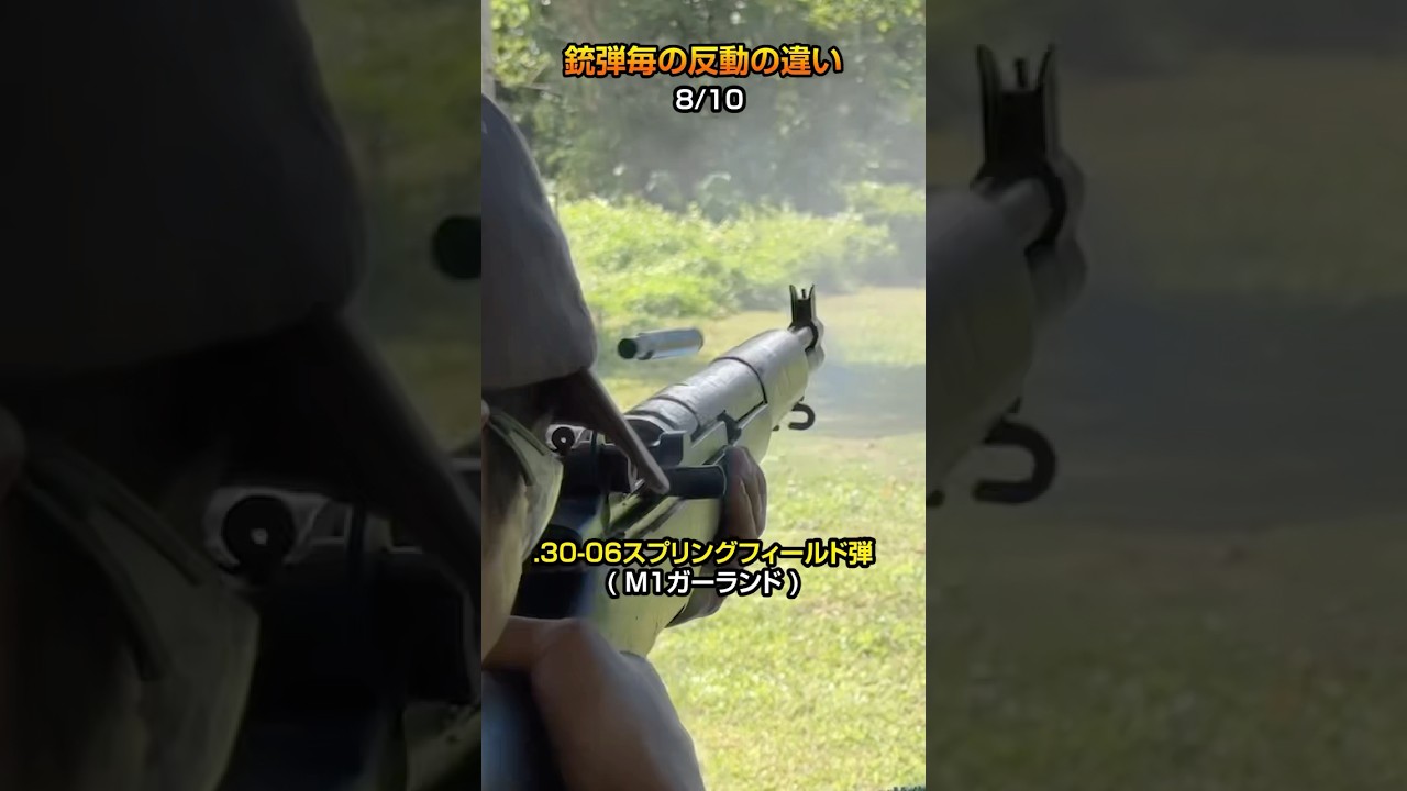 全10種 銃弾ごとの反動の違いを比較してみた【グアム屋外射撃場GOA】