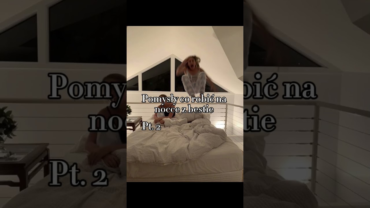 Pomysły co można robić na nocce z bestie✨| #shorts #viral #sleepover #bestie