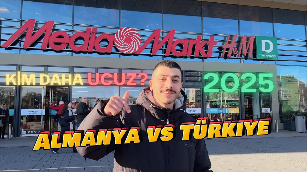 Türkiye ve Almanya MediaMarkt Fiyatlarını Karşılaştırdım! BÜYÜK FARKLAR! 2025