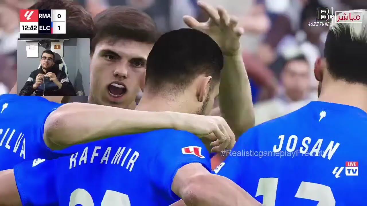 🔴بث مباشر مباراة ريال مدريد ضد إلتشي | الدوري الاسباني 2026 | محاكاة مباراة اليوم