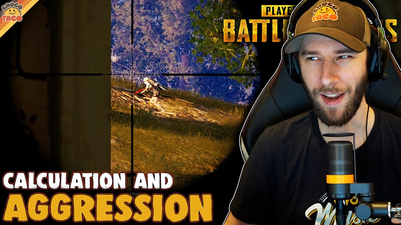A Game of Calculation and Aggression ft. Reid, Halifax, & Hollywood Bob - chocoTaco PUBG Erangel