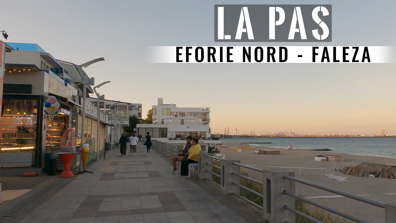 La Pas in Eforie Nord, Faleza/Walking Eforie Nord