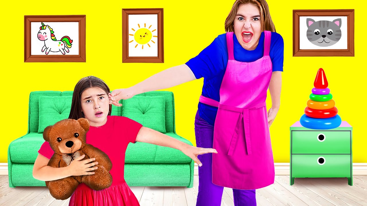 Kindermädchen VS Amelia! 24 stunden Challenge !