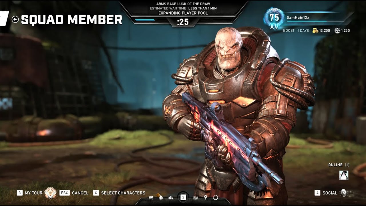 GEARS 5 • Uzil Sraak Character Skin Multiplayer Gameplay 1080p 60fps No Commentary