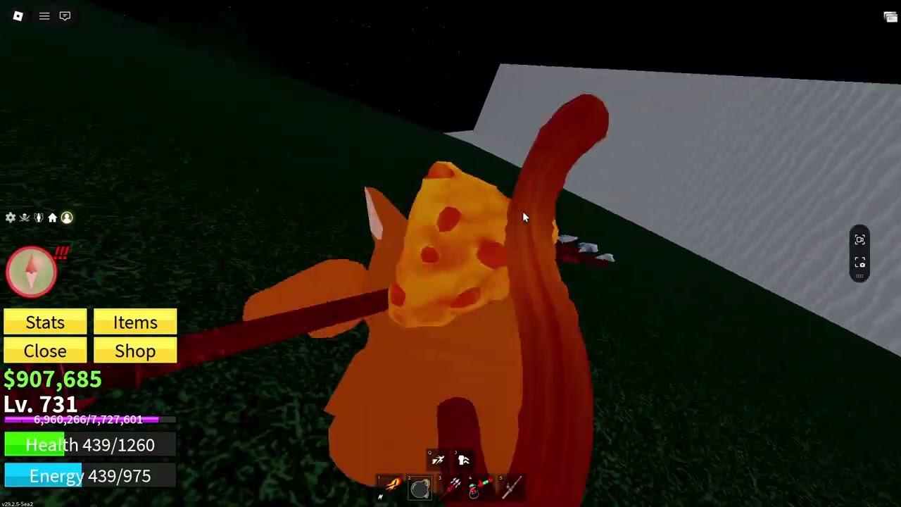 maxing out bomb fruit in bloxs fruits