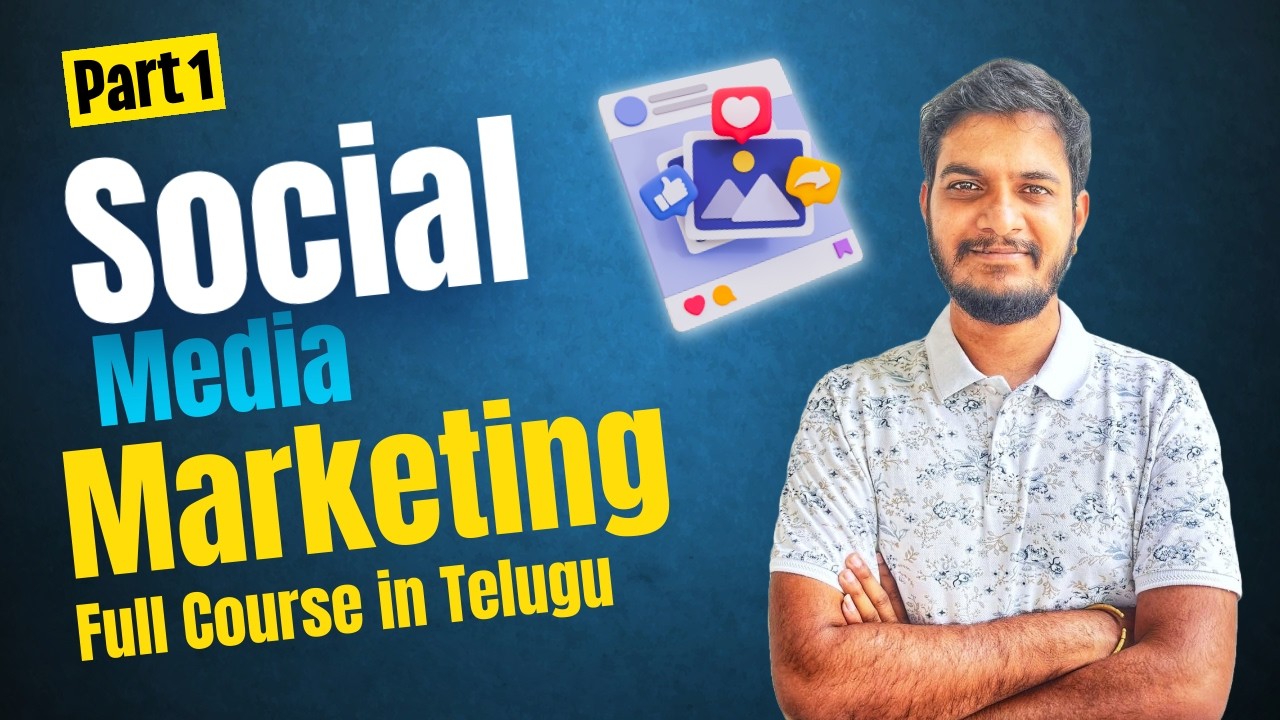 Social Media Marketing Full Course in Telugu | Facebook & Instagram Setup | SDM Classes