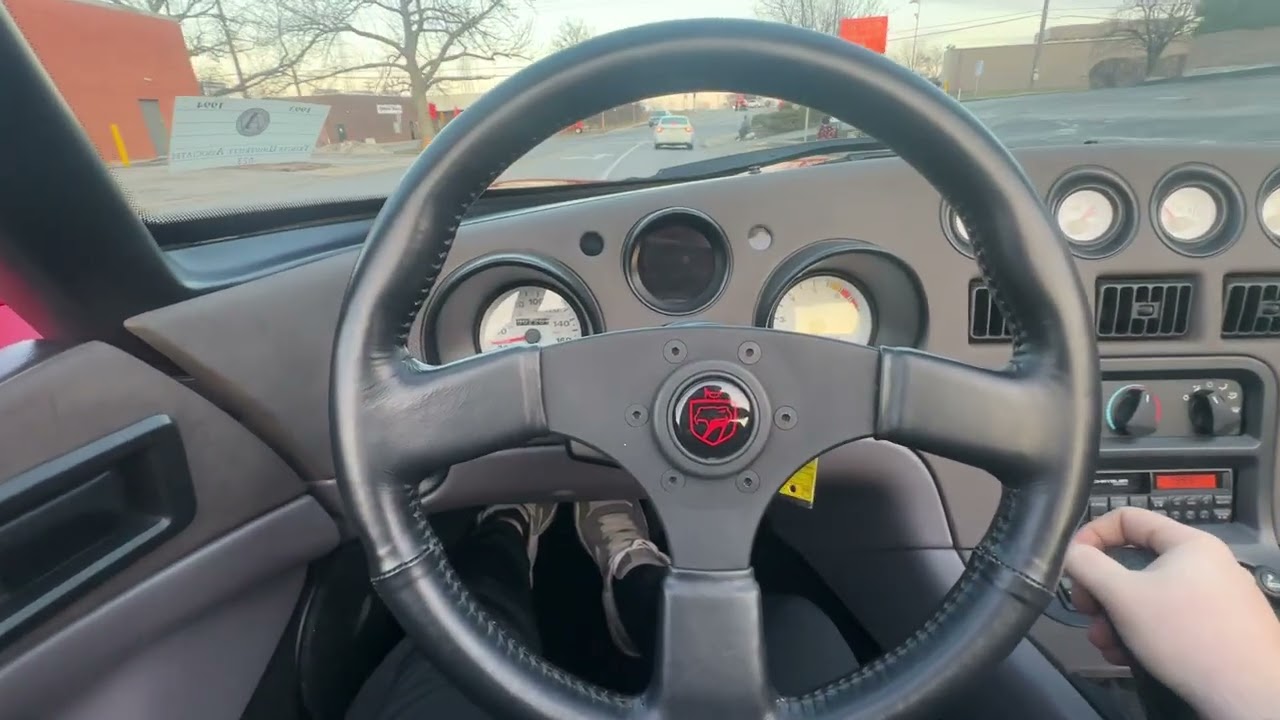 2250 Mile 1993 Dodge Viper Walkaround and Driving POV