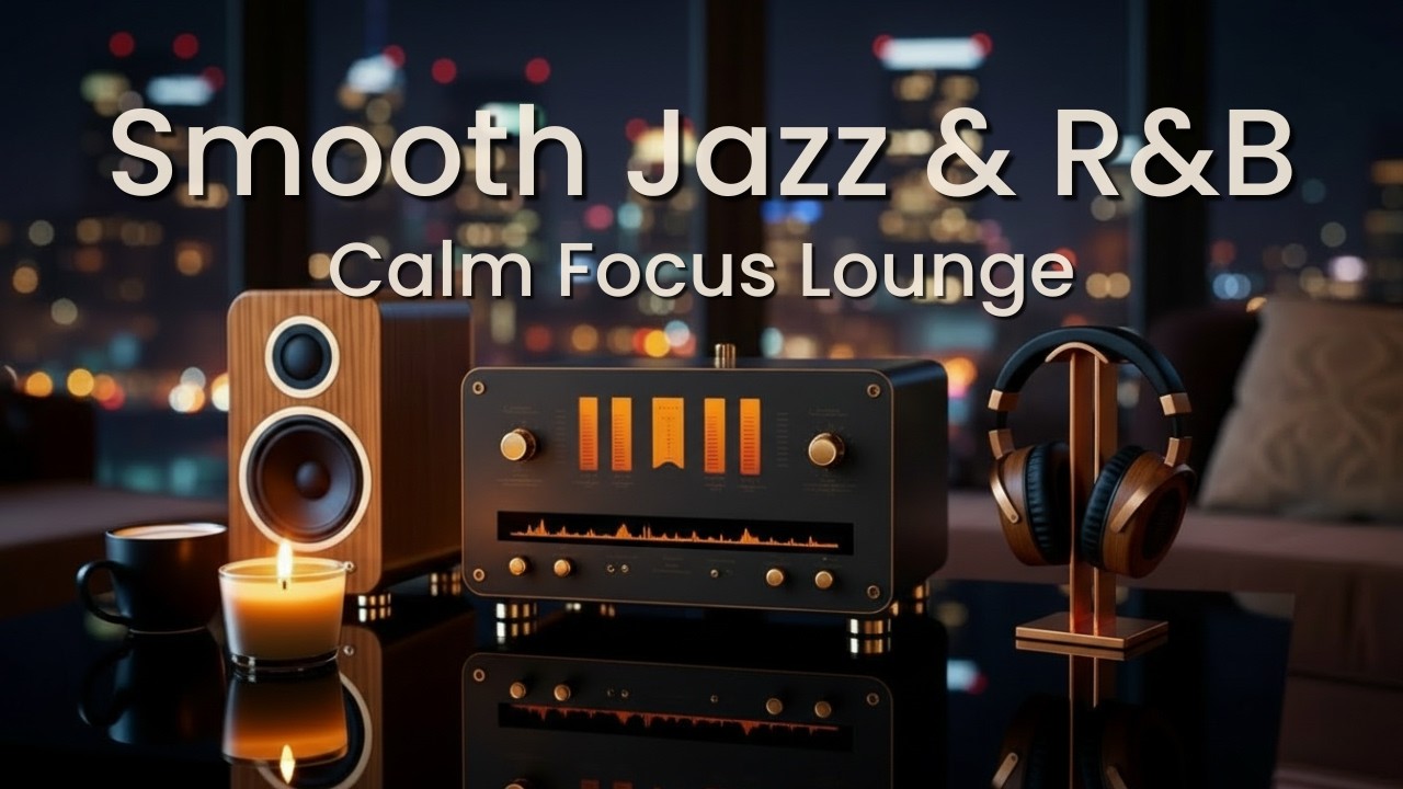 Smooth Jazz & Soul R&B – Calm Lounge Sax & Guitar for Productivity