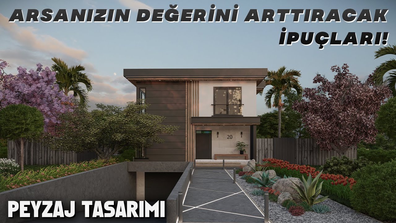 MÜSTAKİL VİLLA BAHÇESİ  TASARIMLARINDA ÖN BAHÇE NASIL OLMALI? AMERİKAN PEYZAJ TASARIMINDAN ÖRNEKLER