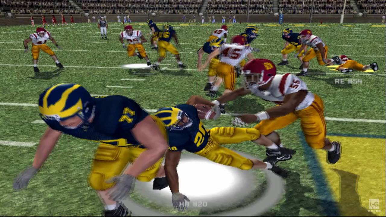 NCAA Football 07 PS2 Геймплей HD