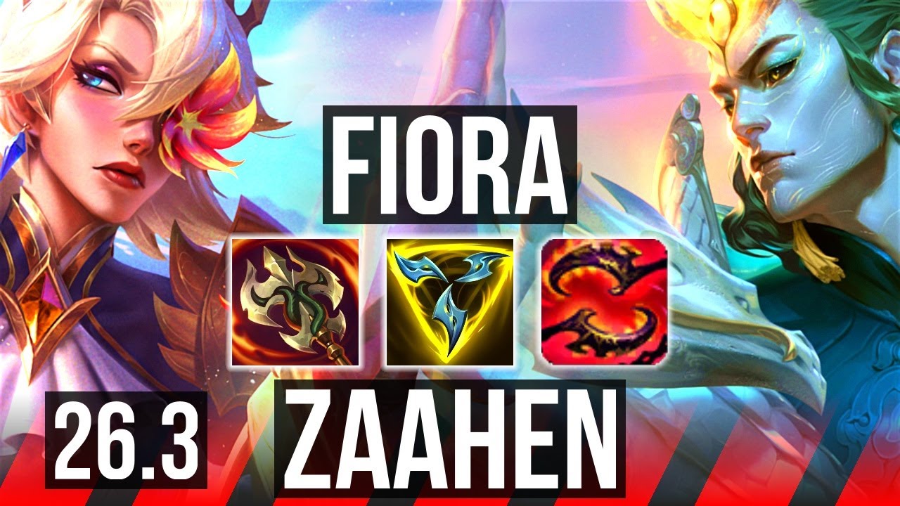 FIORA vs ZAAHEN (TOP) | KR Challenger | 26.3