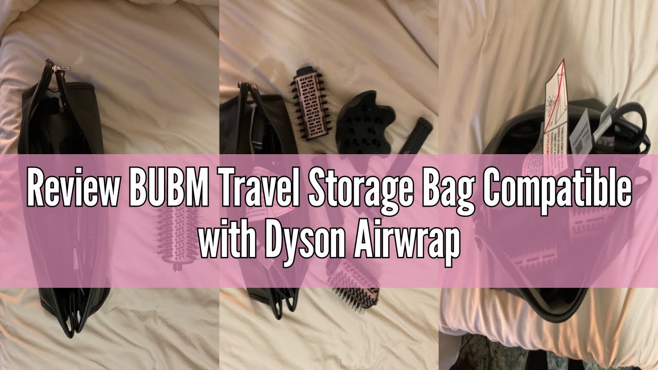 Review BUBM Travel Storage Bag Compatible with Dyson Airwrap Styler, Shark Flexstyle Air Styling & D
