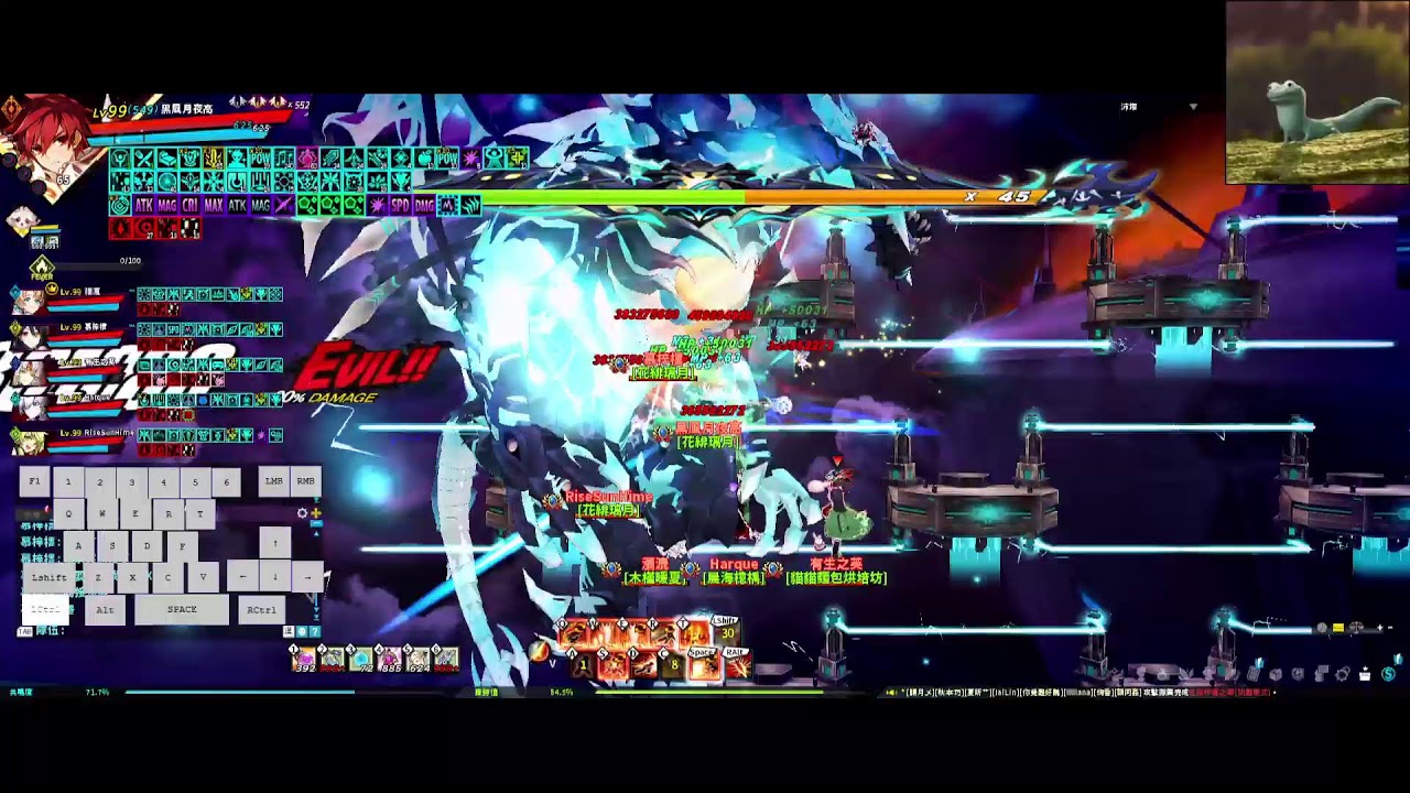 【Elsword TW/엘소드】 每周小分身KE打21raid紀錄