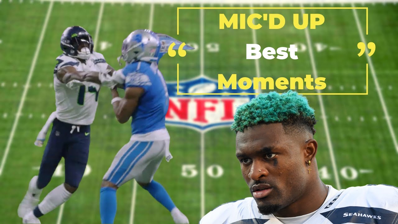 NFL DK Metcalf Mic'd Up Compilations