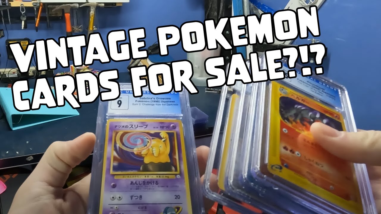 I Found Vintage Pokémon Cards at This Garage Sale! - I Should Have Bought 'em All!!