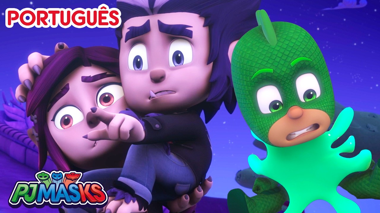 Montanha Lobinho 🌋  PJ Masks em Português episódios completos 🦸 Desenhos animados