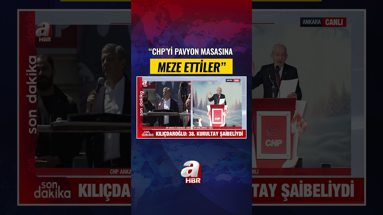 Kemal Kılı&ccedil;daroğlu: CHP Ahlaki Meşruiyet Sorunu Yaşadı | A Haber