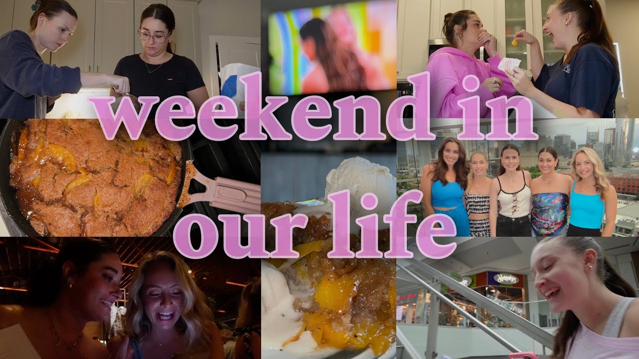 girls weekend in Nashville ❤️ bestie reunion, huge mini brand imunboxing, bridesmaids box, and more!