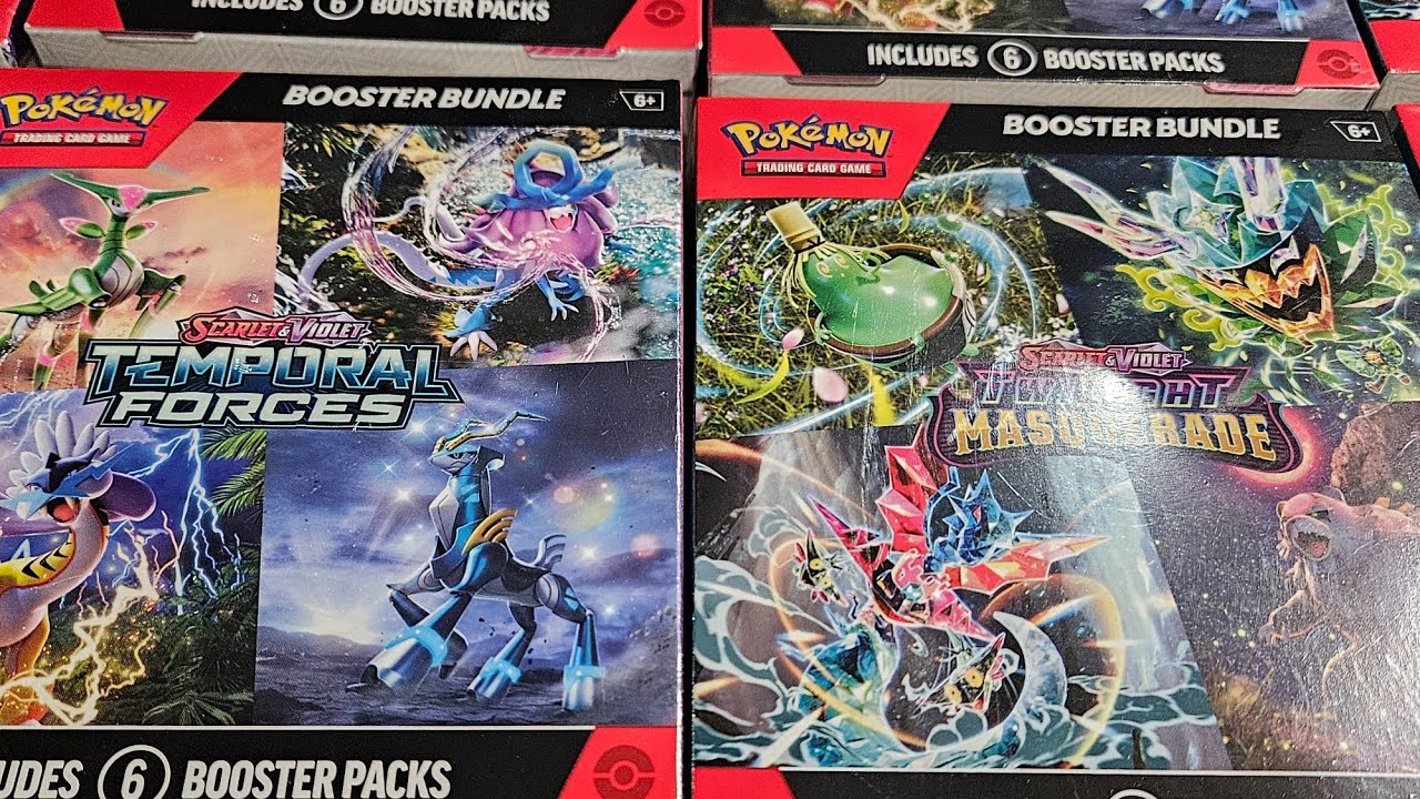 Pokémon Temporal Forces  Twilight Masquerade Booster Bundle Opening