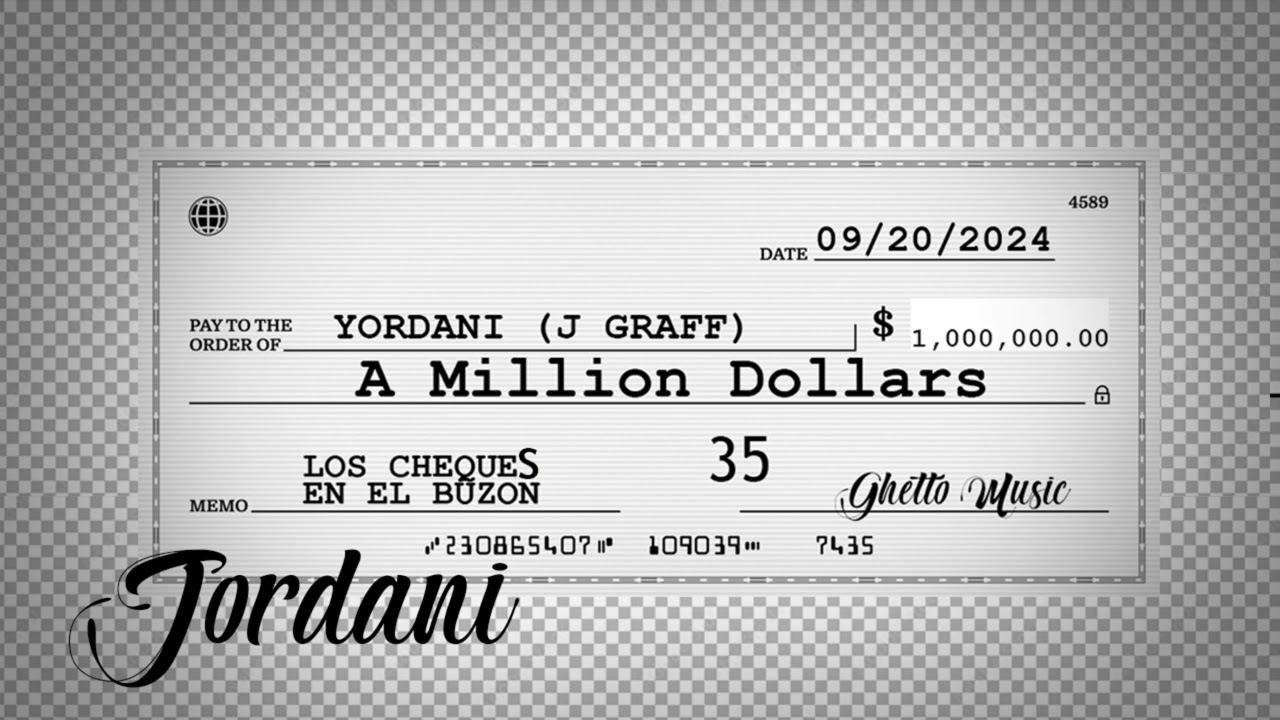 Jordani - Los Cheques (Audio Official)