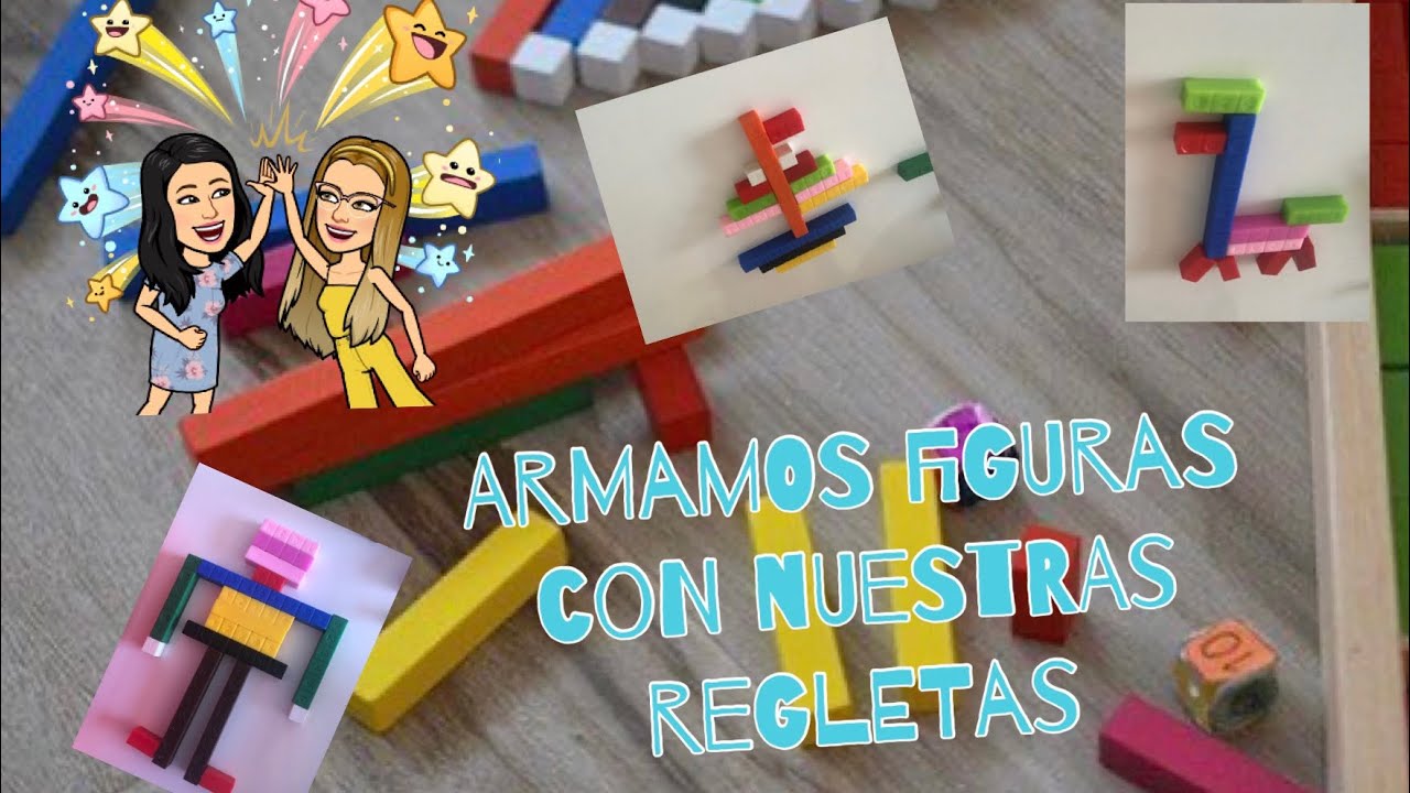 Armamos figuras con nuestras regletas Cuisenaire