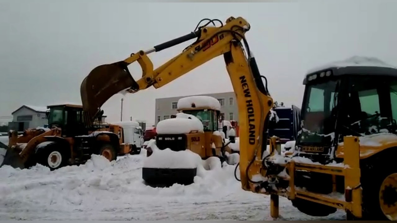 Экскаватор-погрузчик New Holland B90B б/у (2016 г., 2170 м.ч.) (с кондиционером)