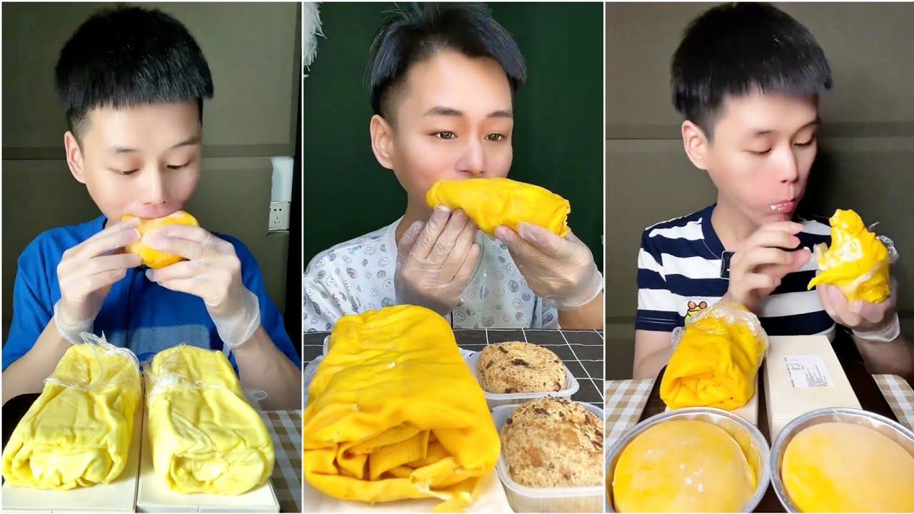 ASMR - #2 ||  *s18184186* CREPE CAKE EATING