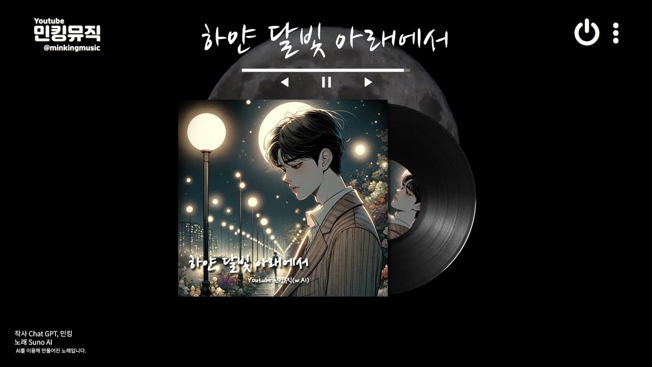 [AI Music] 하얀 달빛 아래에서 #aimusic #new #Kpop #음악제작 #playlist