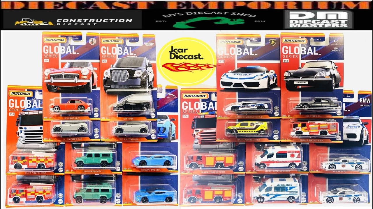 Matchbox Global Series 2021 Complete Set Unboxing and Review
