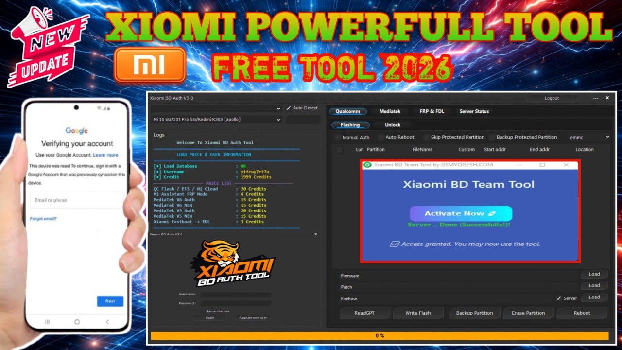 All Xiomi Android 15 FRP Bypass New Tool, Google Account Remove | FRP Unlock | ALL Error Fix | PMT