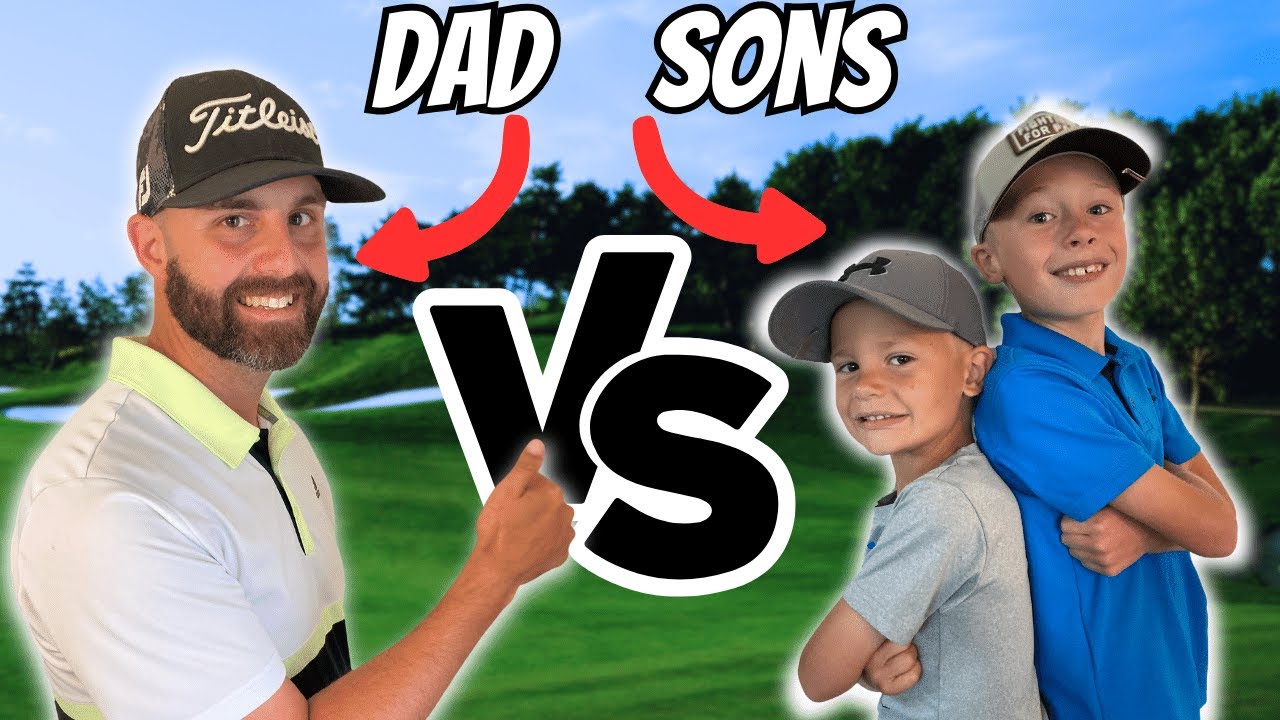 INTENSE Finish! Father vs Sons: The ULTIMATE Golf Showdown!