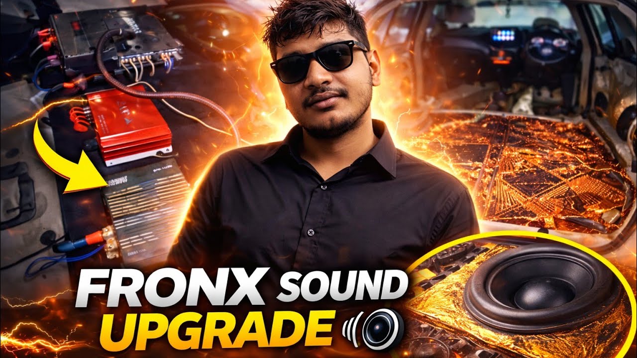Fronx Full Damping + Monster Sound System 🔊 | Vlog 149