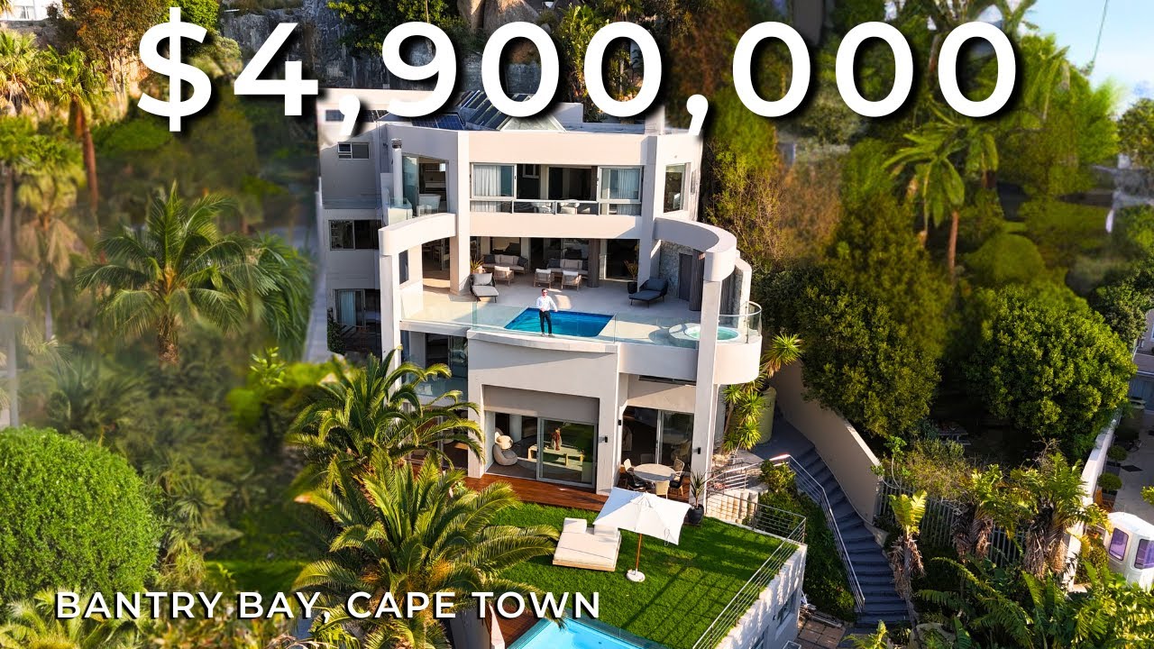 INSIDE an EXTREMELY UNIQUE Architectural Villa with Oceanviews in Bantry Bay, Cape Town!