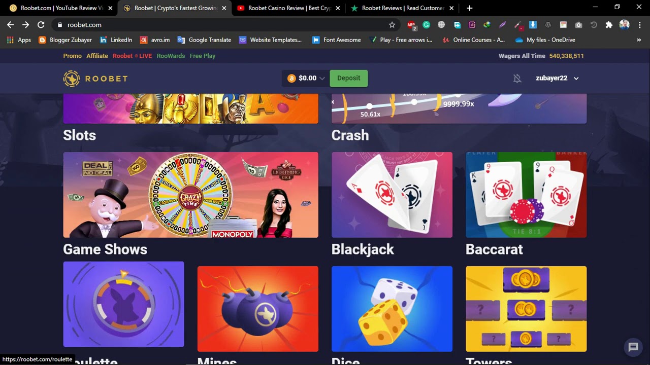 Roobet review, the best crypto casino in the world