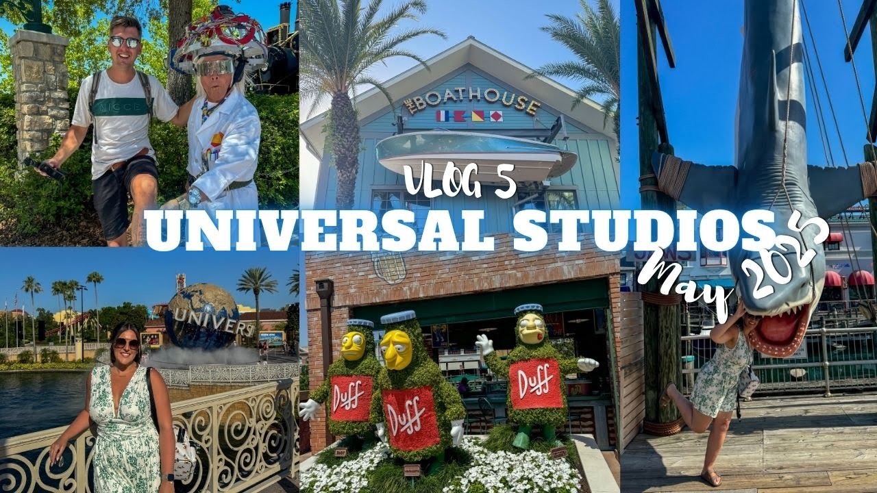 Universal Studios Orlando Day 4 | Dinner at The Boathouse Disney Springs | May 2025 Vlogs