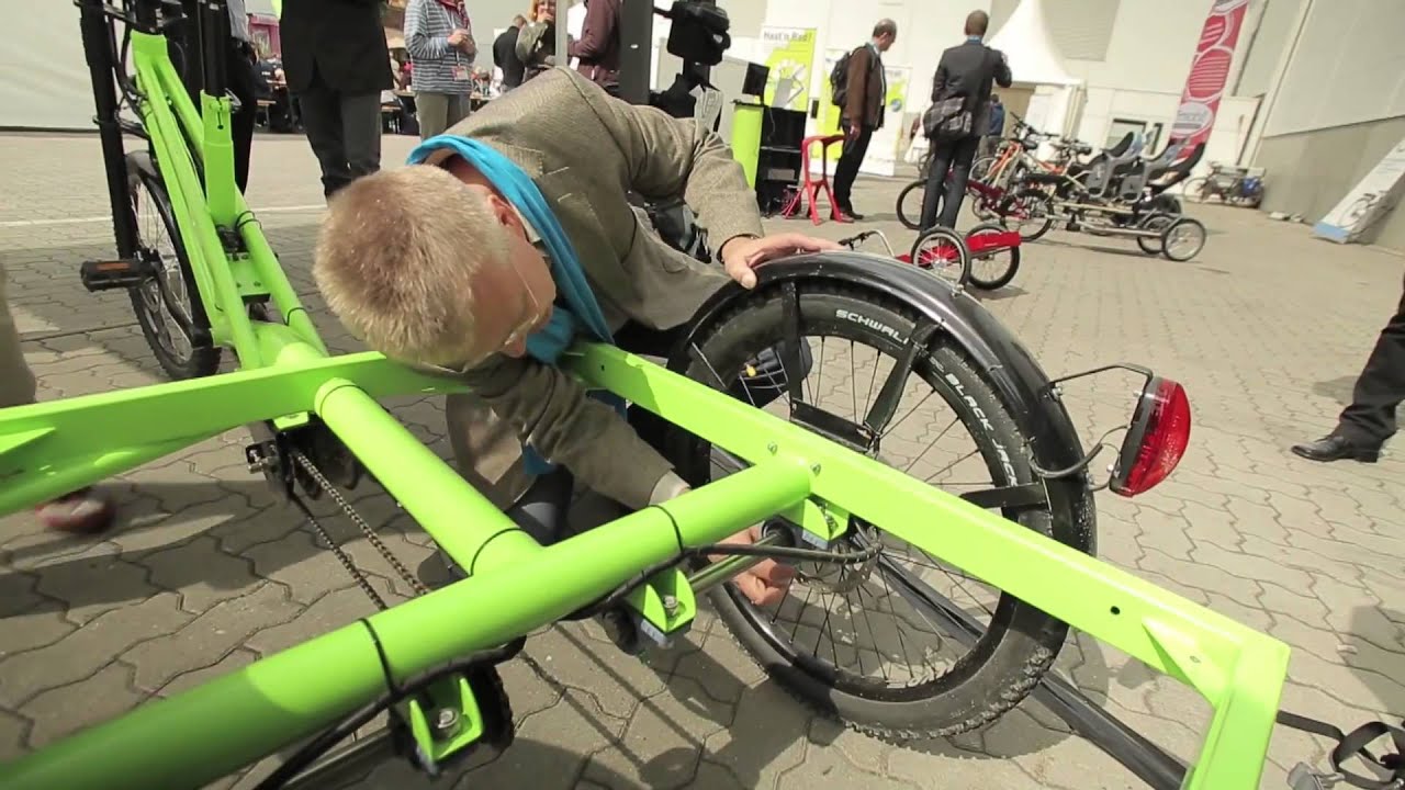 Lastenräder im Einsatz -- Emissionsfreie Logistik beim Kirchentag