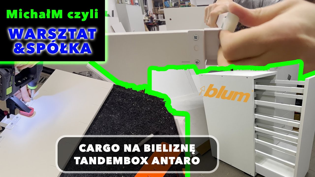 BLUM Tandembox Antaro Cargo | Nietypowy kosz na bieliznę