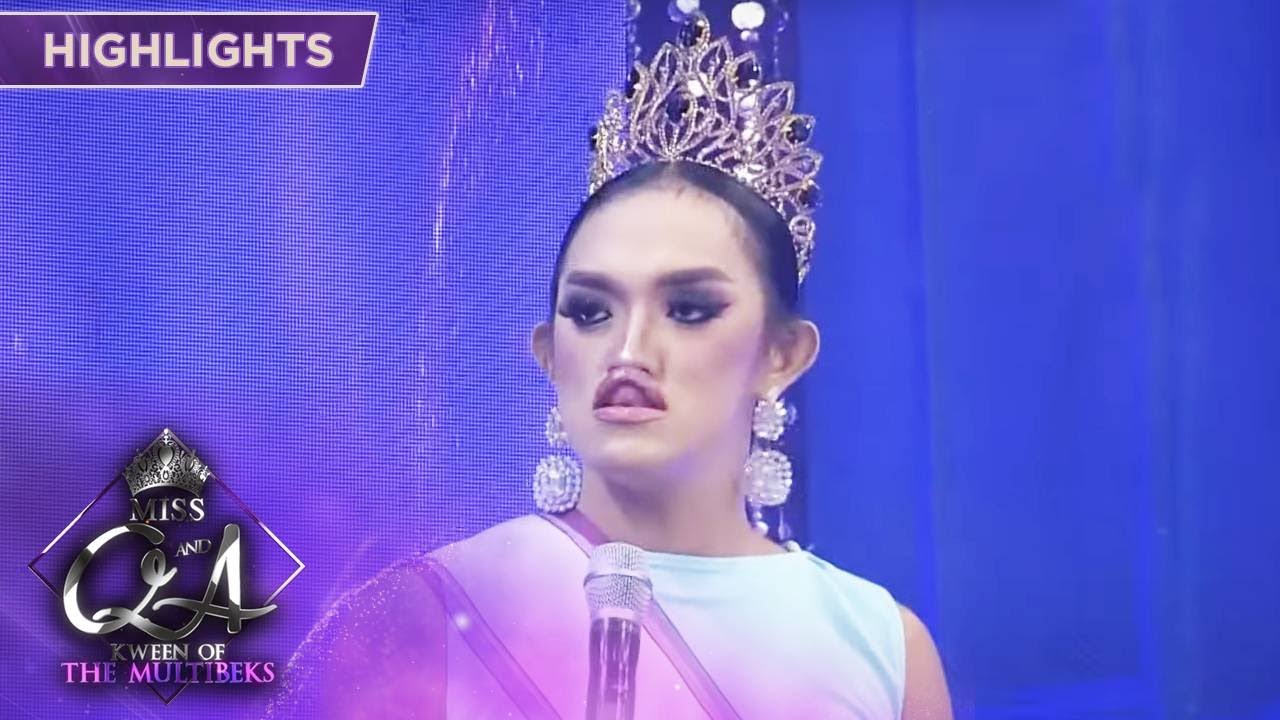 Miss Q&A Heart shows her talent with her tongue | Miss Q and A: Kween of the Multibeks