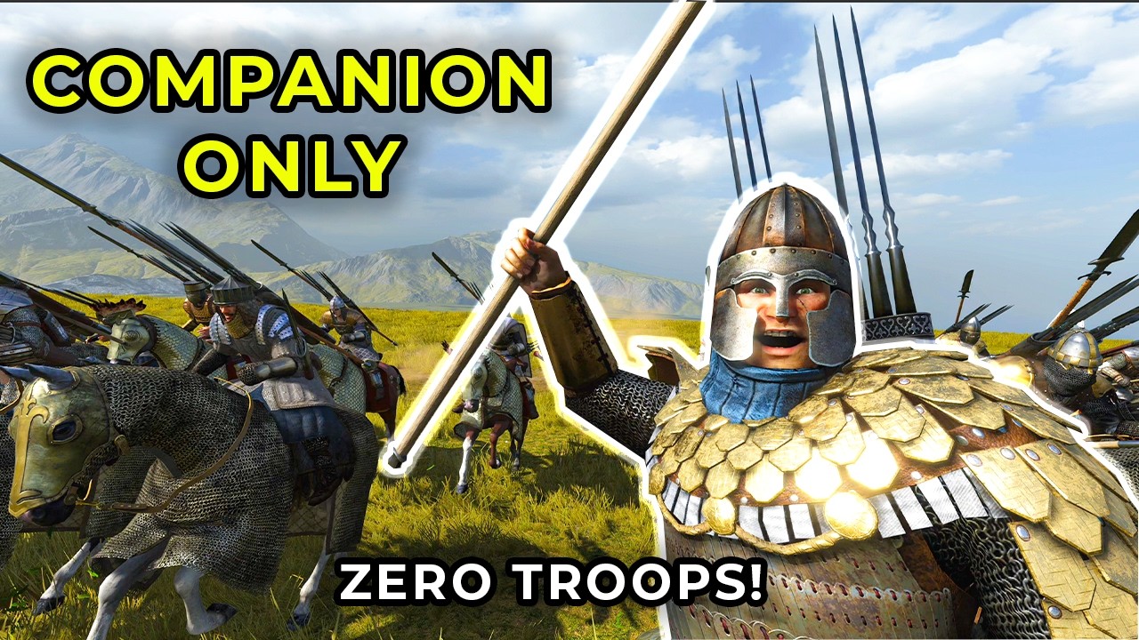 I Beat Bannerlord With ZERO Troops! (Companion ONLY)