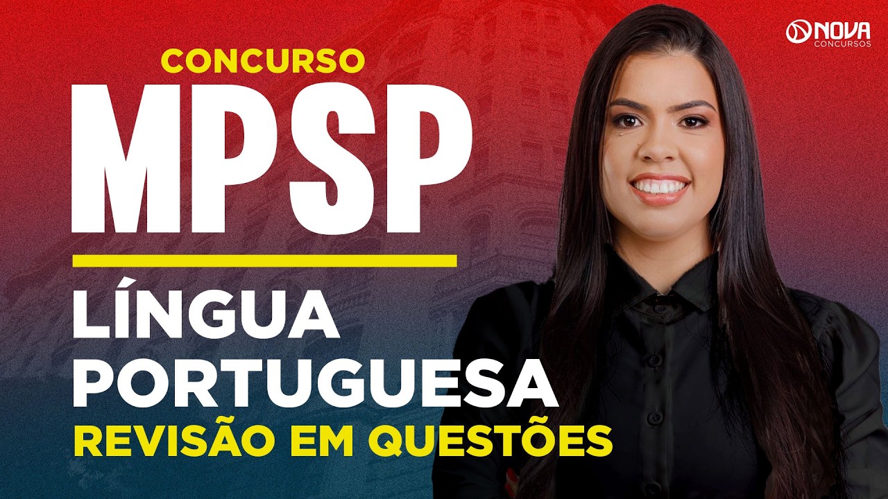 CONCURSO MPSP 2026 | Revisão de Português em Questões!