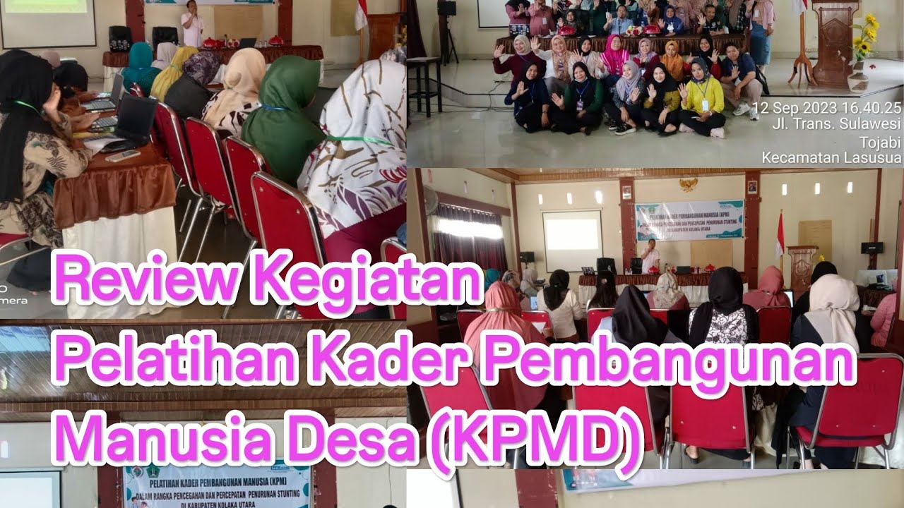 Ini Yang Perlu Diikuti  Kader Pembangunan Manusia Desa (KPMD) Sebelum Bertugas #danadesa #stunting