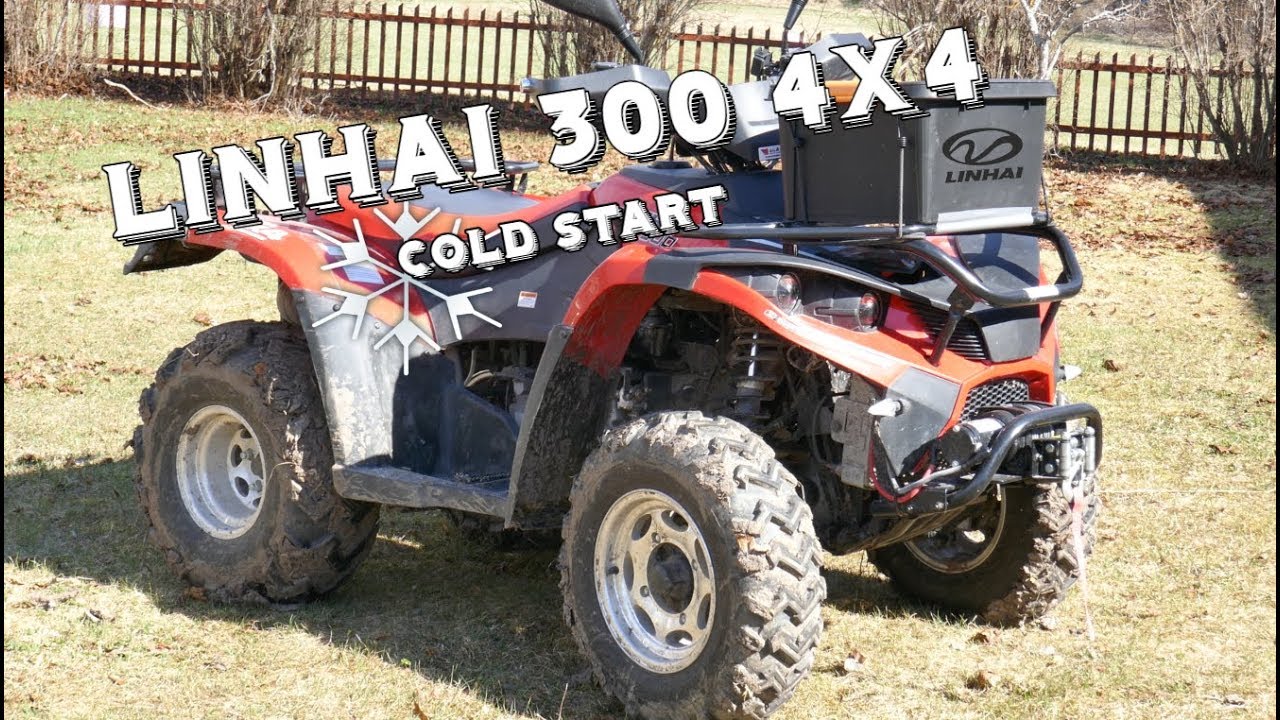 Linhai 300 4x4 | Cold start | 4K
